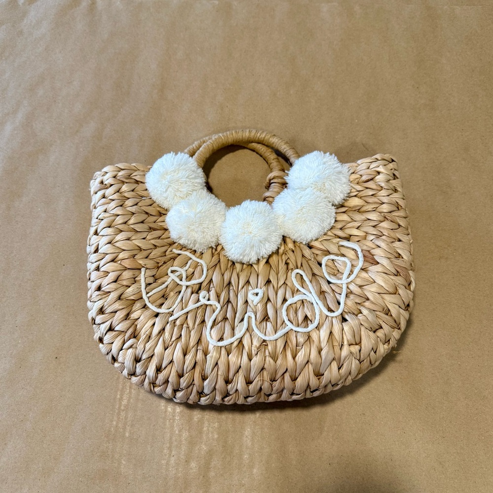 Bride Woven Straw Bag